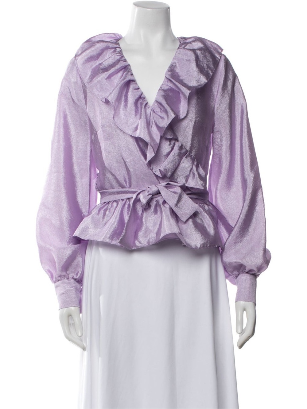 Stine Goya Wrap Ruffle Top - Picture 6 of 8